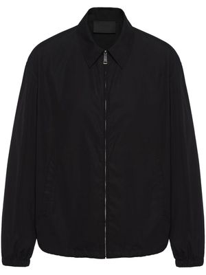 Prada cotton poplin shirt jacket - Black