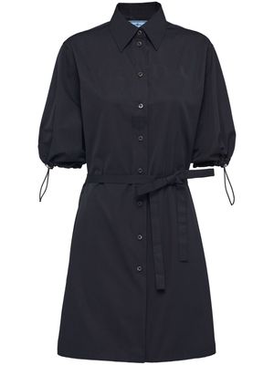 Prada cotton poplin shirtdress - Black
