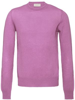 Prada crew-neck wool jumper - Pink