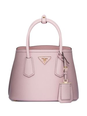 Prada Double Saffiano leather mini bag - Pink