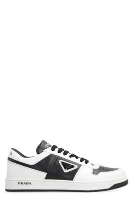 Prada Downtown Leather Low-top Sneakers
