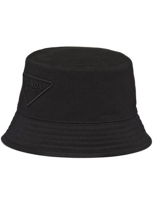 Prada Drill logo-embroidered bucket hat - Black