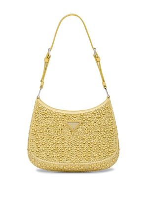 Prada embellished Cleo shoulder bag - Yellow