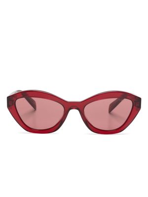 Prada Eyewear cat-eye-frame tinted sunglassses - Red