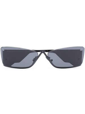 Prada Eyewear cat-eye logo-print sunglasses - Black