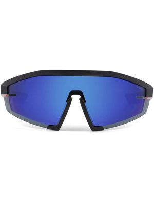 Prada Eyewear Impavid shield-frame sunglasses - Blue