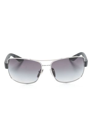 Prada Eyewear Linea Rossa navigator-frame sunglasses - Black