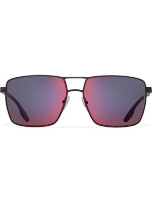 Prada Eyewear Linea Rossa pilot-frame sunglasses - Red
