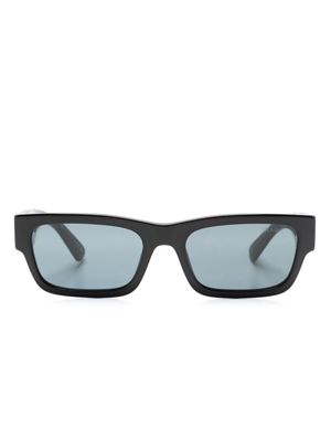 Prada Eyewear logo-engraved rectangle-frame sunglasses - Black