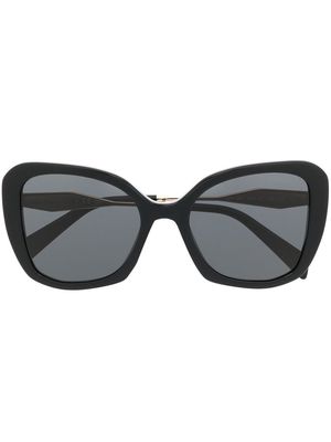 Prada Eyewear logo-print oversize sunglasses - Black