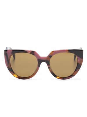 Prada Eyewear marbled cat-eye sunglasses - Pink