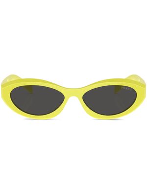 Prada Eyewear oval-frame sunglasses - Yellow