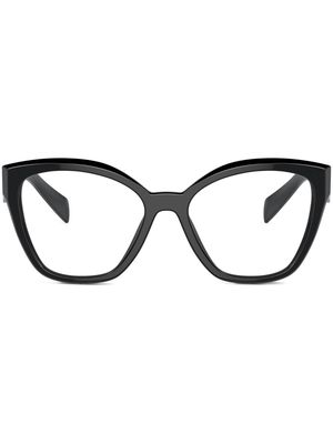 Prada Eyewear oversize-frame glasses - Black
