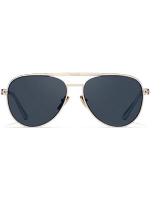 Prada Eyewear pilot-frame tinted sunglasses - Gold