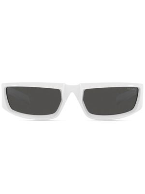 Prada Eyewear PR 25YS injected rectangle-frame sunglasses - White