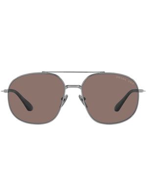 Prada Eyewear PR 51YS pilot-frame sunglasses - Silver