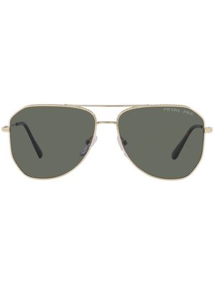 Prada Eyewear PR 63XS pilot-frame sunglasses - Gold