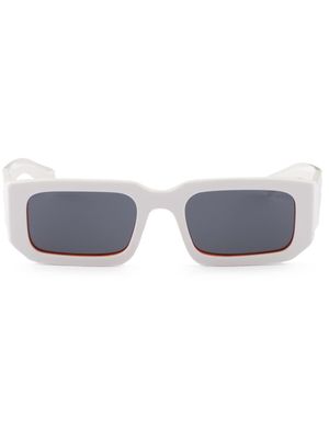 Prada Eyewear Prada Symbole rectangle-frame sunglasses - White