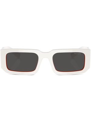 Prada Eyewear rectangular-frame sunglasses - White