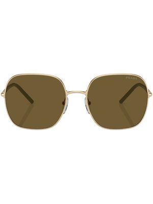Prada Eyewear round-frame sunglasses - Gold