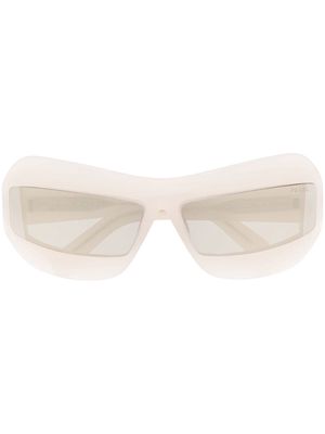 Prada Eyewear Runway curved-rectangle frame sunglasses - Grey