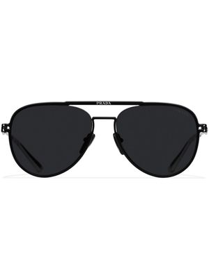 Prada Eyewear SPR54Z pilot-frame sunglasses - Black