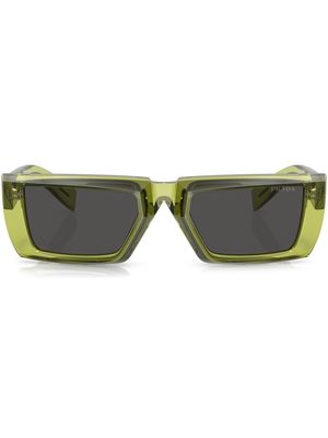 Prada Eyewear square-frame tinted-lens sunglasses - 19B5S0 Crystal Fern