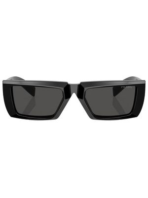 Prada Eyewear square-frame tinted-lens sunglasses - Black