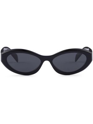 Prada Eyewear Symbole oval-frame sunglasses - Black