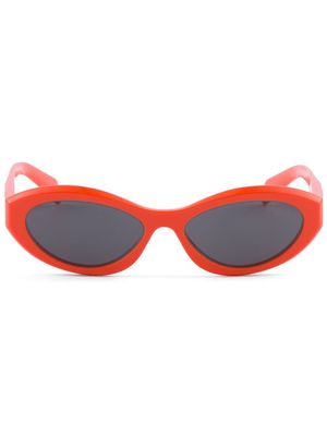 Prada Eyewear Symbole oval-frame sunglasses - Orange