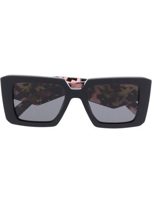 Prada Eyewear Symbole oversized square-frame sunglasses - Black