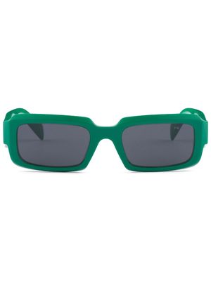 Prada Eyewear Symbole rectangle-frame sunglasses - Green