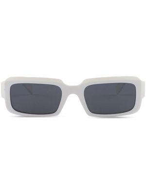 Prada Eyewear Symbole rectangle-frame sunglasses - White