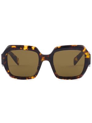 Prada Eyewear Symbole square-frame sunglasses - Brown