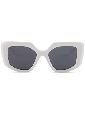 Prada Eyewear Symbole triangle-logo sunglasses - White