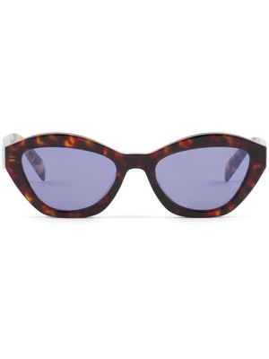Prada Eyewear tinted cat-eye sunglasses - Brown