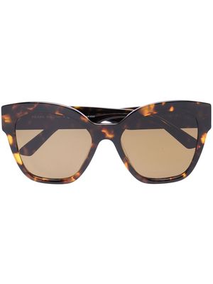 Prada Eyewear tortoise cat-eye sunglasses - Brown