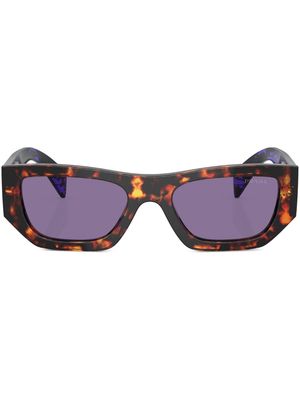 Prada Eyewear tortoiseshell-effect geometric sunglasses - Purple