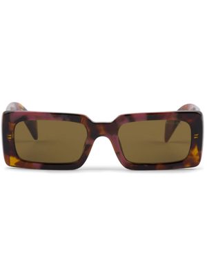 Prada Eyewear tortoiseshell rectangle-frame sunglasses - Brown
