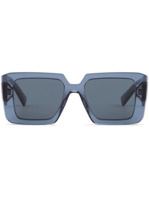 Prada Eyewear triangle-logo oversized-frame sunglasses - Grey