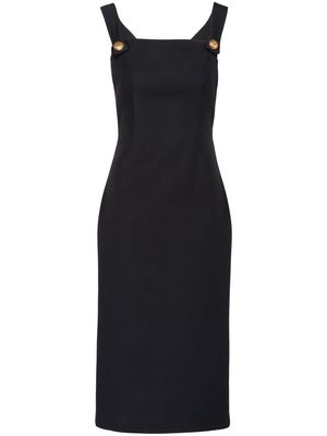 Prada fitted mid-length dress - Black