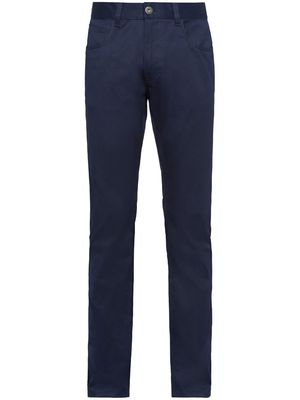 Prada five-pocket straight-leg jeans - Blue