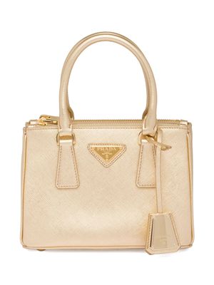 Prada Galleria Saffiano leather mini-bag - Gold