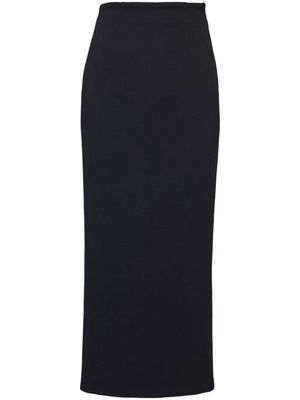 Prada high-waisted midi skirt - Black