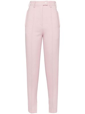 Prada high-waisted tapered trousers - Pink