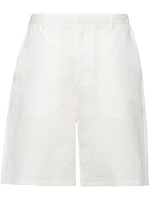Prada knee-length Bermuda shorts - White
