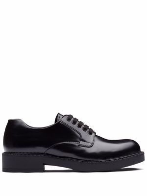 Prada lace-up Derby shoes - Black