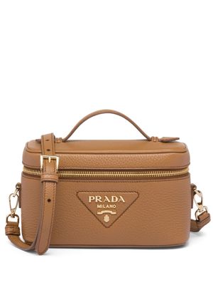 Prada leather mini-bag - Brown