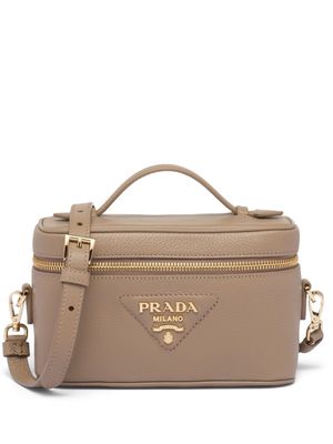 Prada leather mini-bag - Neutrals