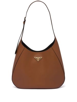 Prada leather shoulder bag - Brown